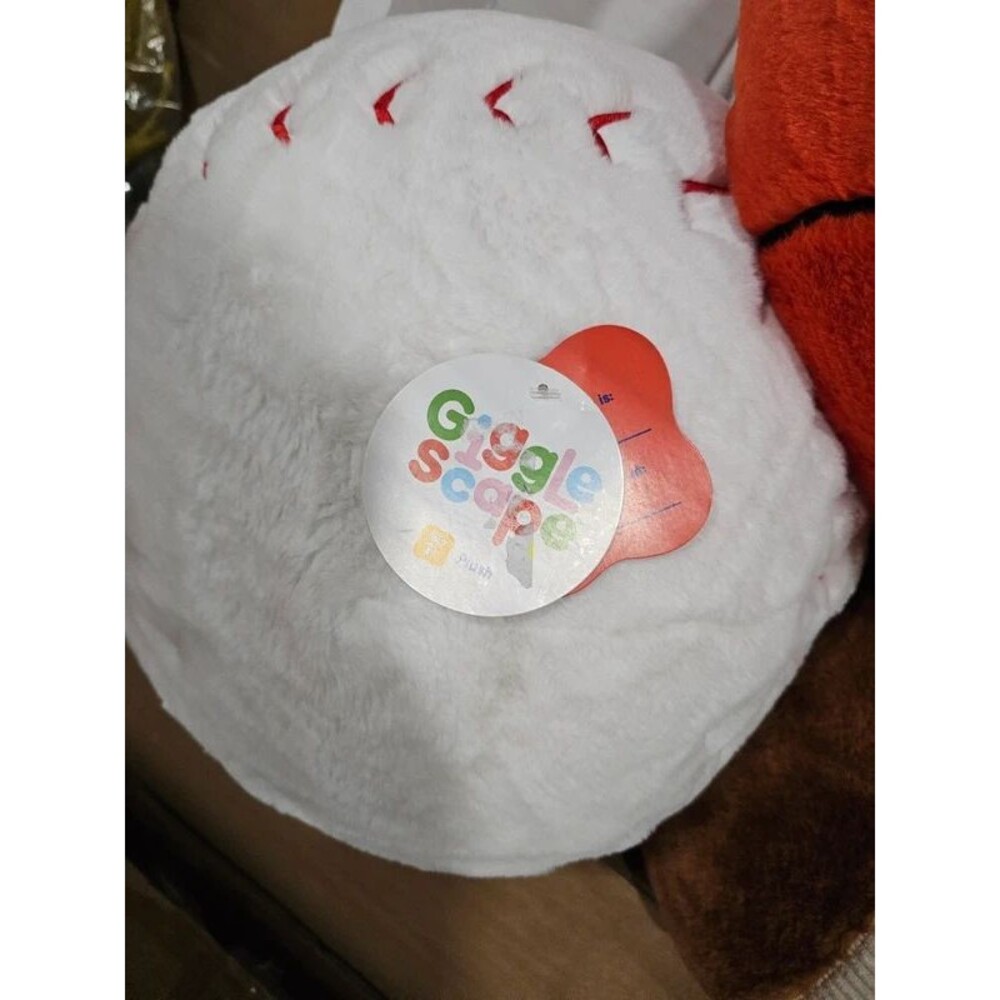 GiggleScape Jumbo Baseball Plush New With Tags